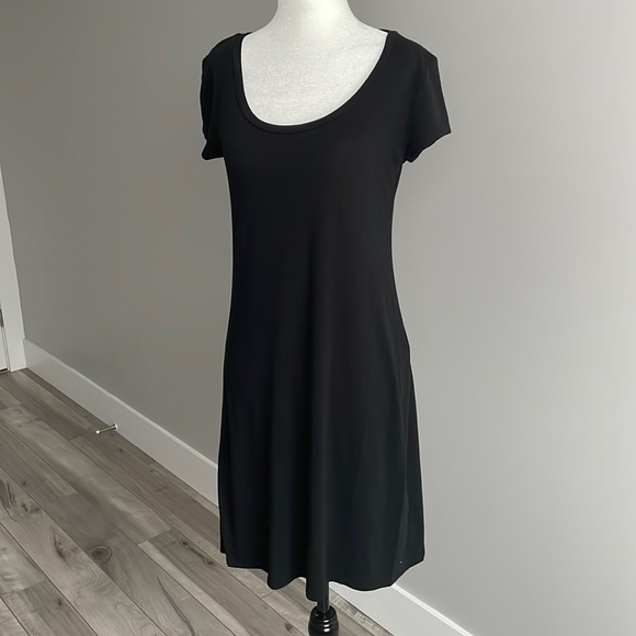 Mossimo Black T-Shirt Dress - Picture 1 of 3